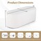 High-Density Sponge Ottoman Bench Stylish Upholstered Footrest